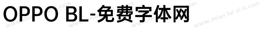 OPPO BL字体转换